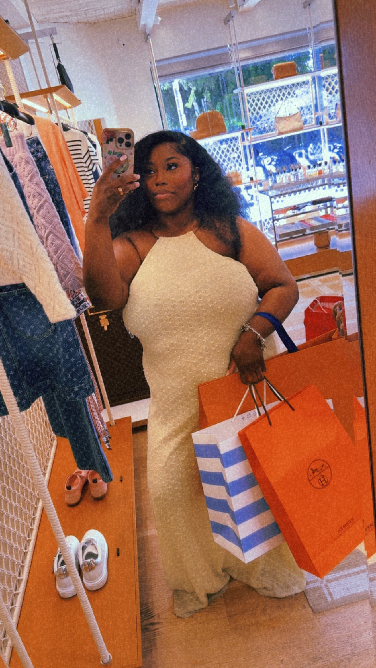 A shopping moment in St. Barts.