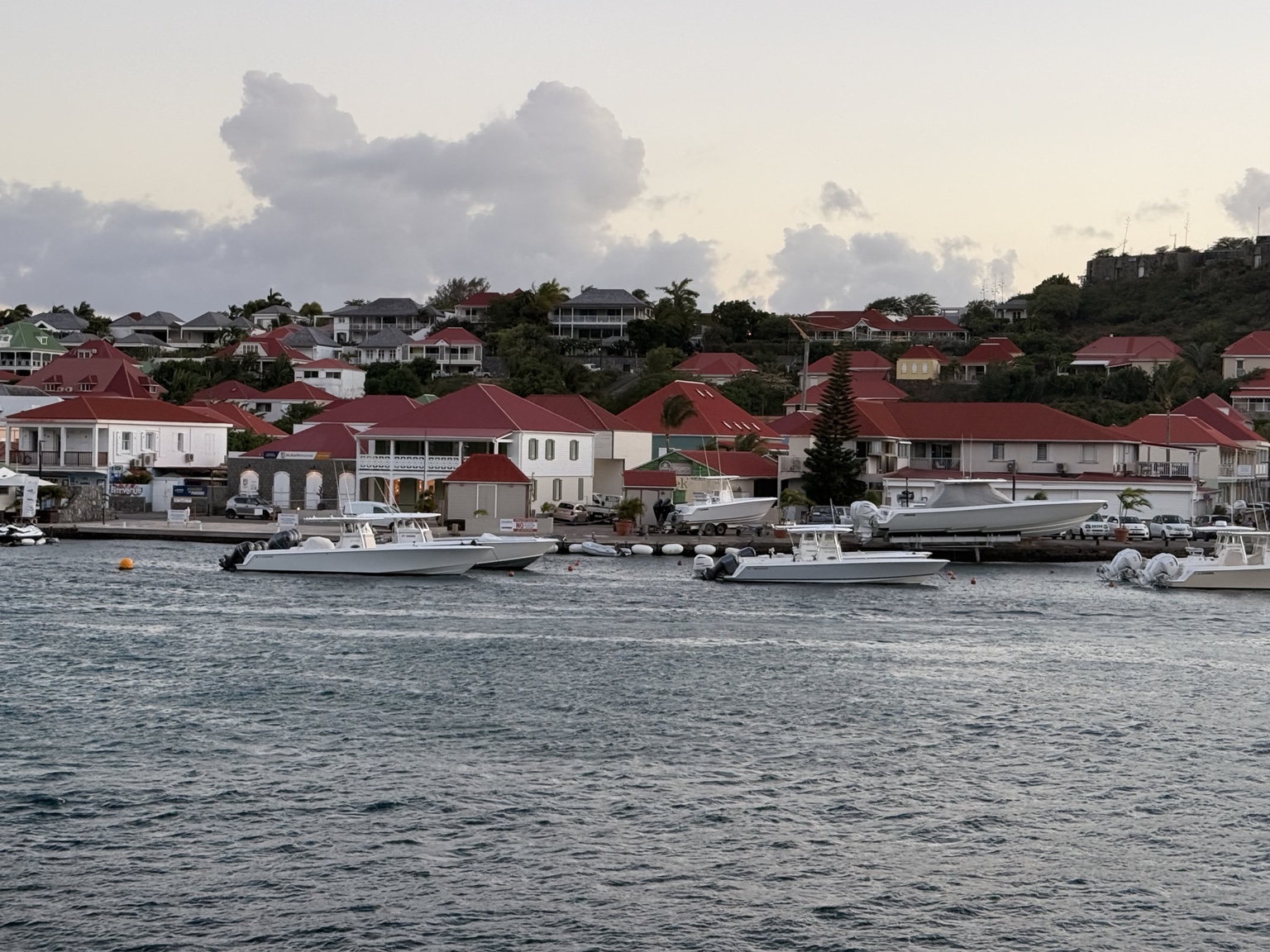 Waterfront views in St. Barts.